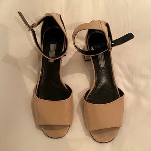 Prada Block Heel Sandals